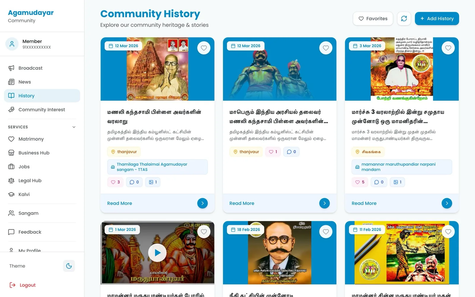 Community History & Heritage