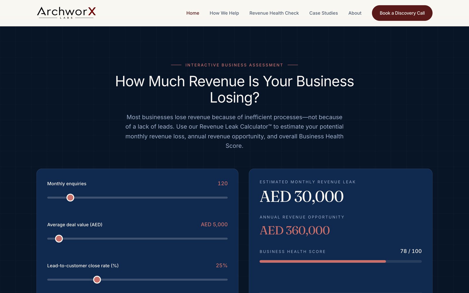 Revenue Leak Calculator™