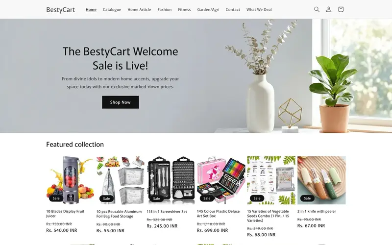 BestyCart — website for BESTYCART