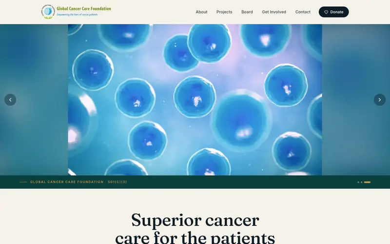 Global Cancer Care Foundation — website for GLOBAL CANCER CARE FOUNDATION — FLORIDA, USA
