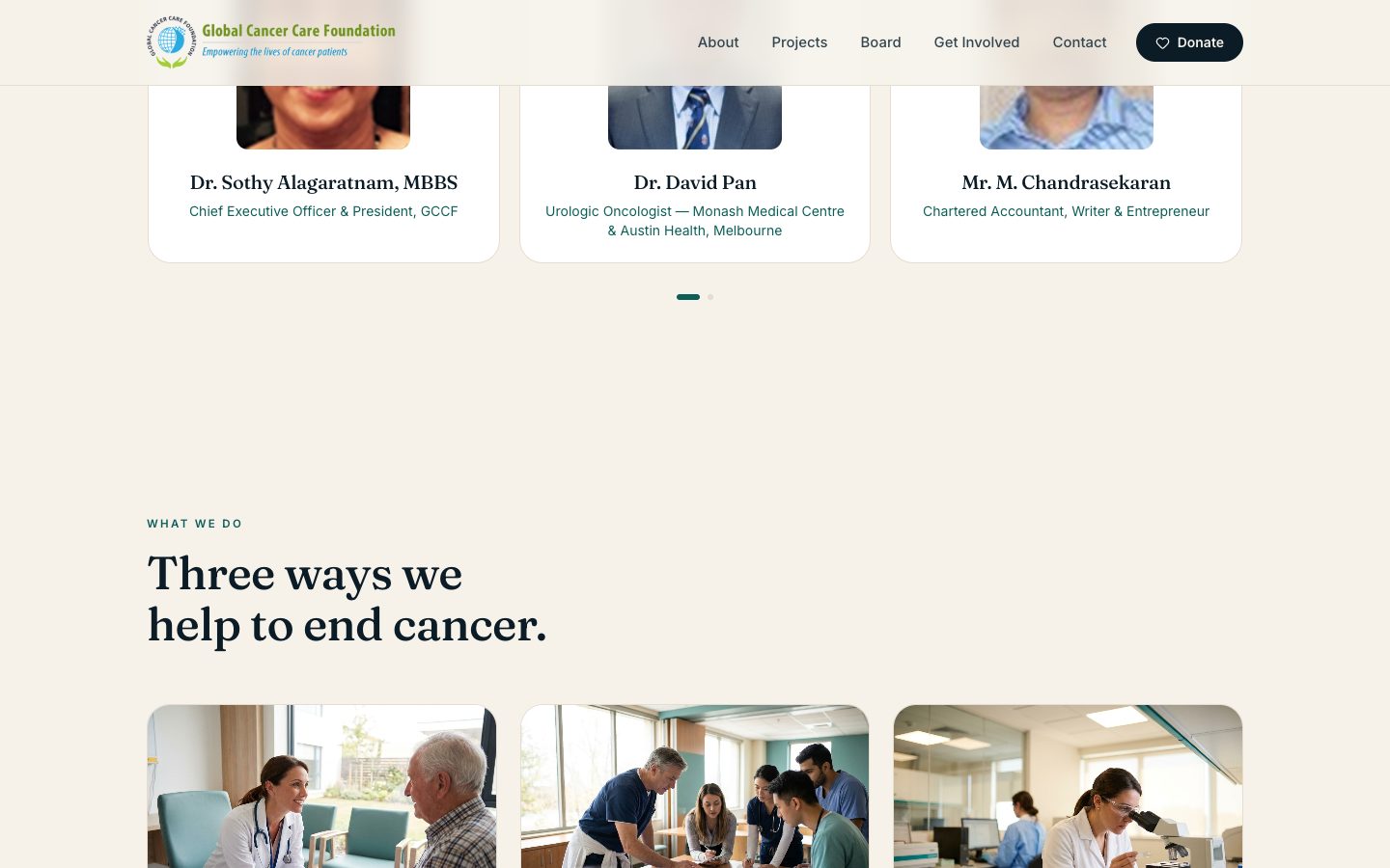 Health, education & research