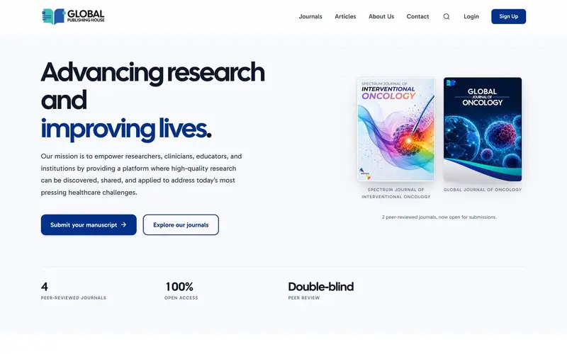 GPH Journals — website for GLOBAL PUBLISHING HOUSE