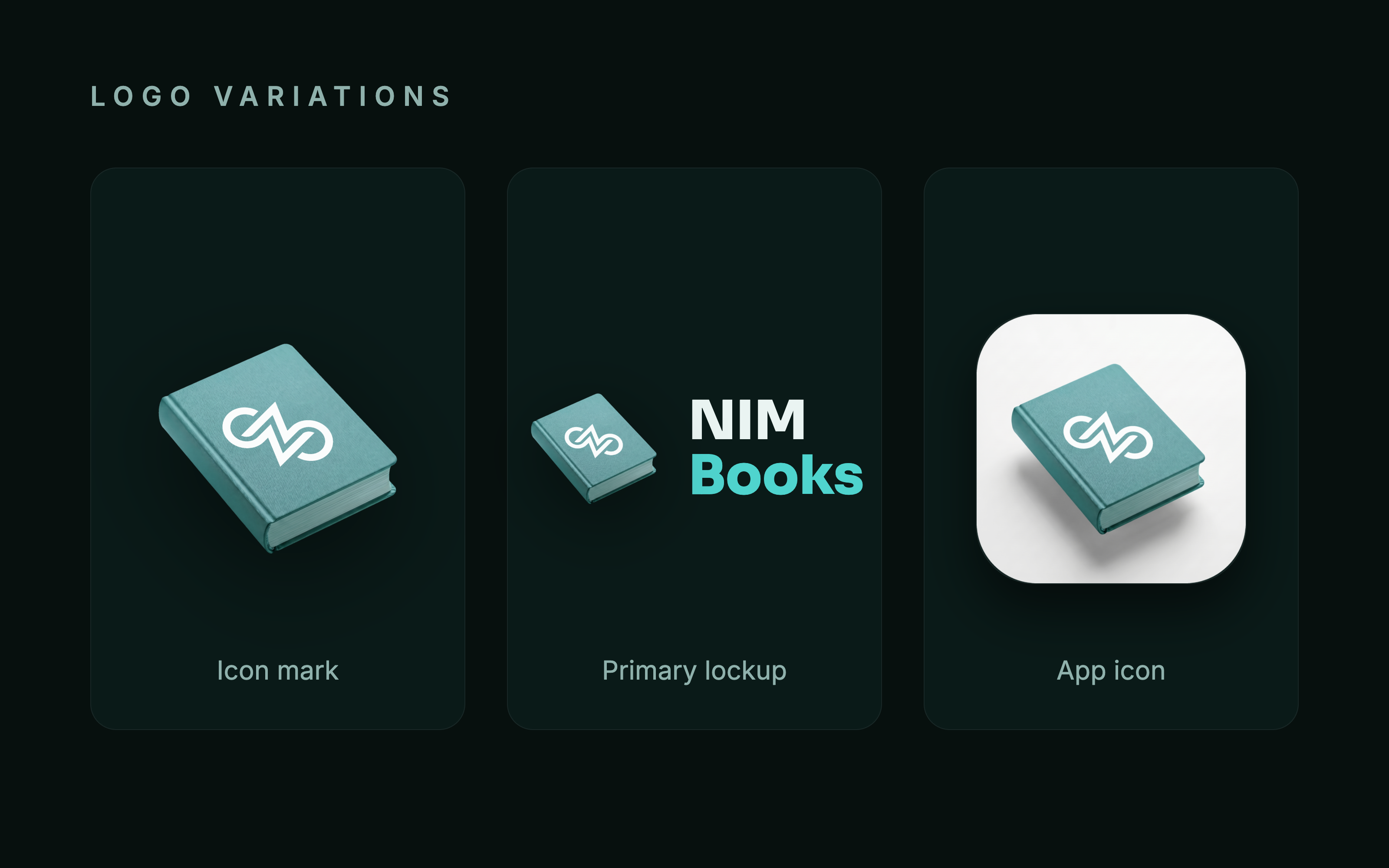 Logo Variations — Icon Mark, Primary Lockup, App Icon