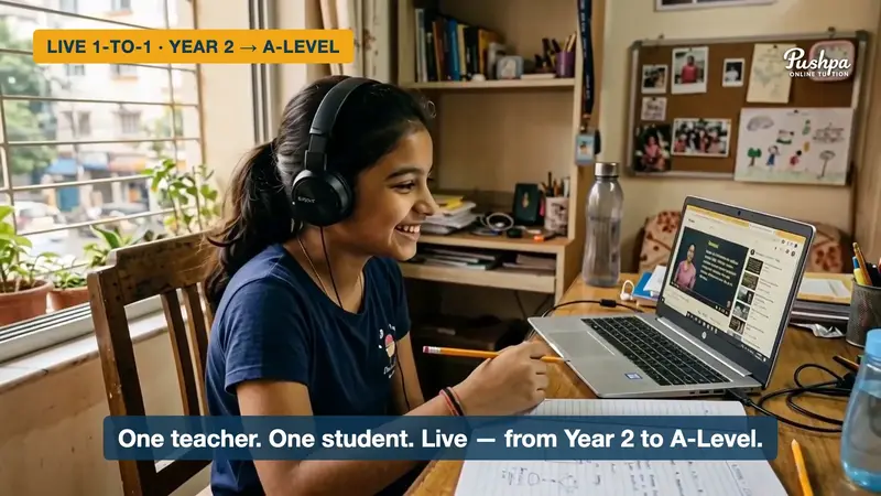 Pushpa Online Tuition — ai video for PUSHPA ONLINE TUITION — PUSHPAEDU.COM