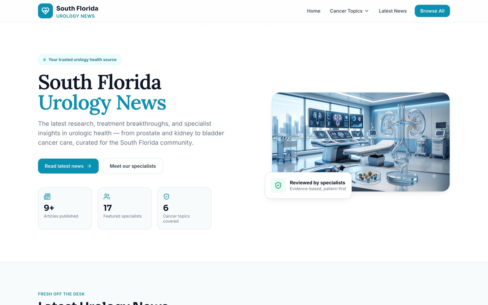 South Florida Urology News